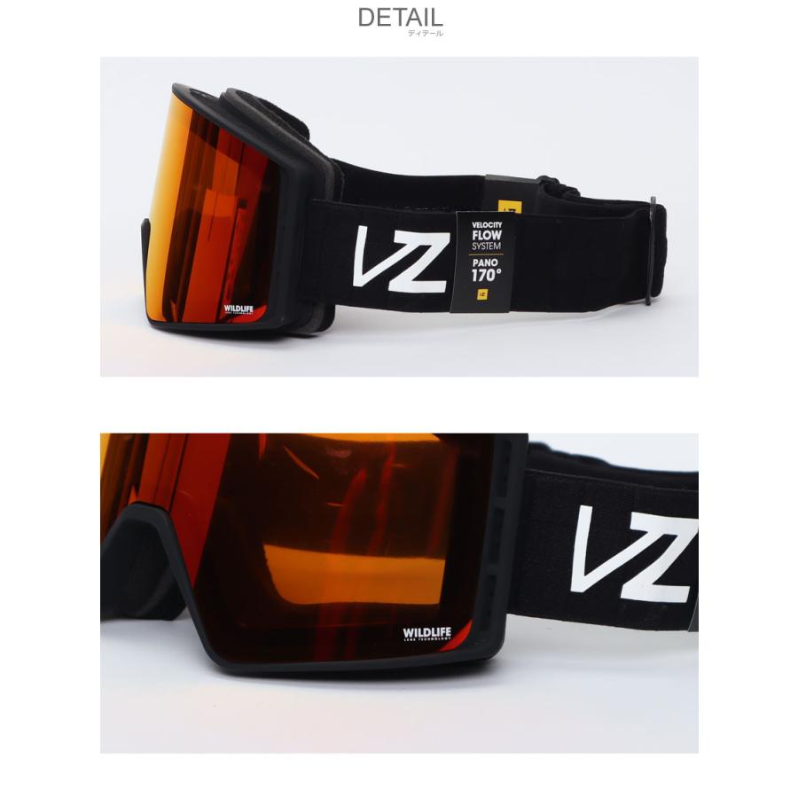ヴォンジッパー ゴーグル メンズ MACH VFS VON ZIPPER BD21M700 ブラック 黒 スキー スノーボード スノボー 雪 UVカット UV 運動｜z-craft｜08