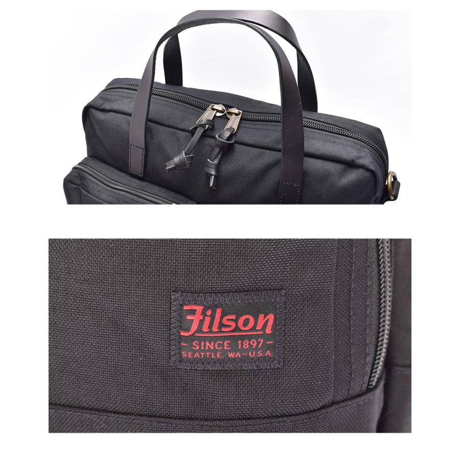 送料無料 フィルソン ビジネスバッグ メンズ レディース ドライデン ブリーフケース FILSON 20049878 ネイビー 紺 グリーン 緑 ブラウン｜z-craft｜09