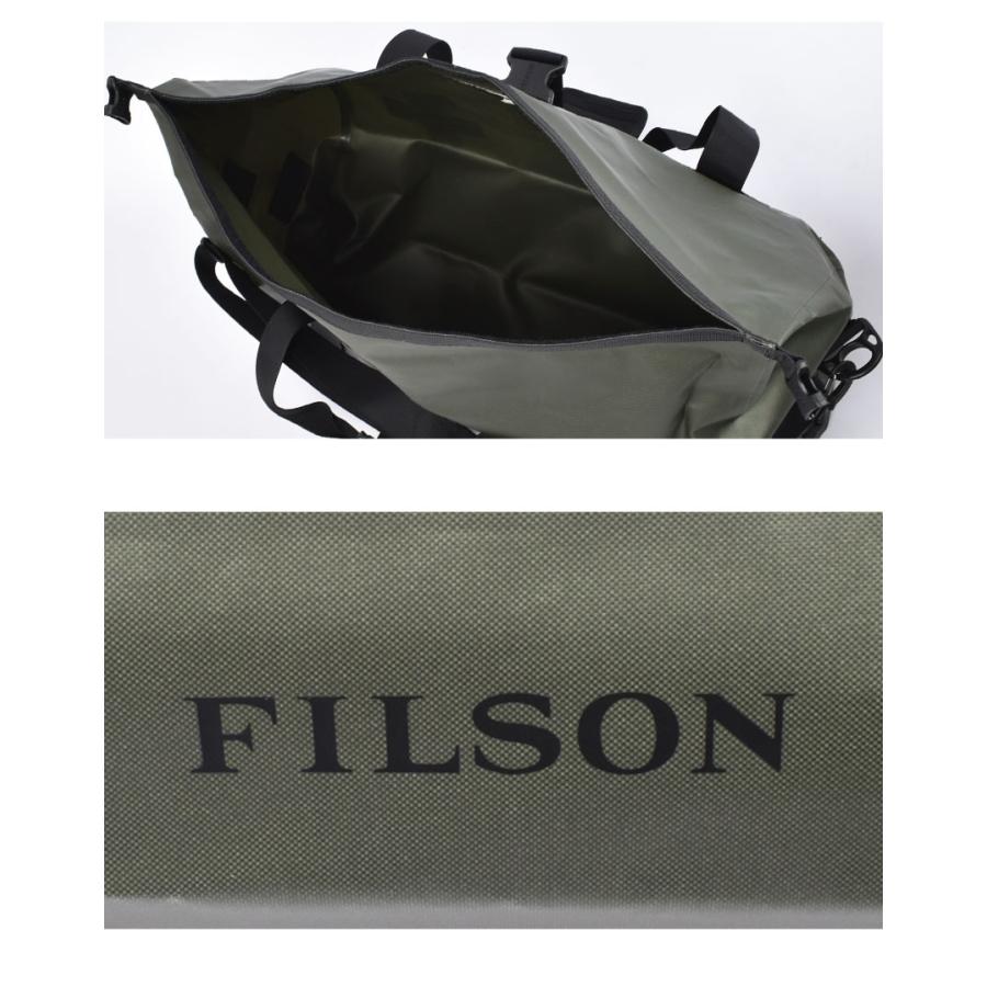 フィルソン ダッフルバッグ メンズ レディース ミディアム ドライ ダッフルバッグ FILSON 20067745 グリーン 緑 かばん 鞄 ロゴ