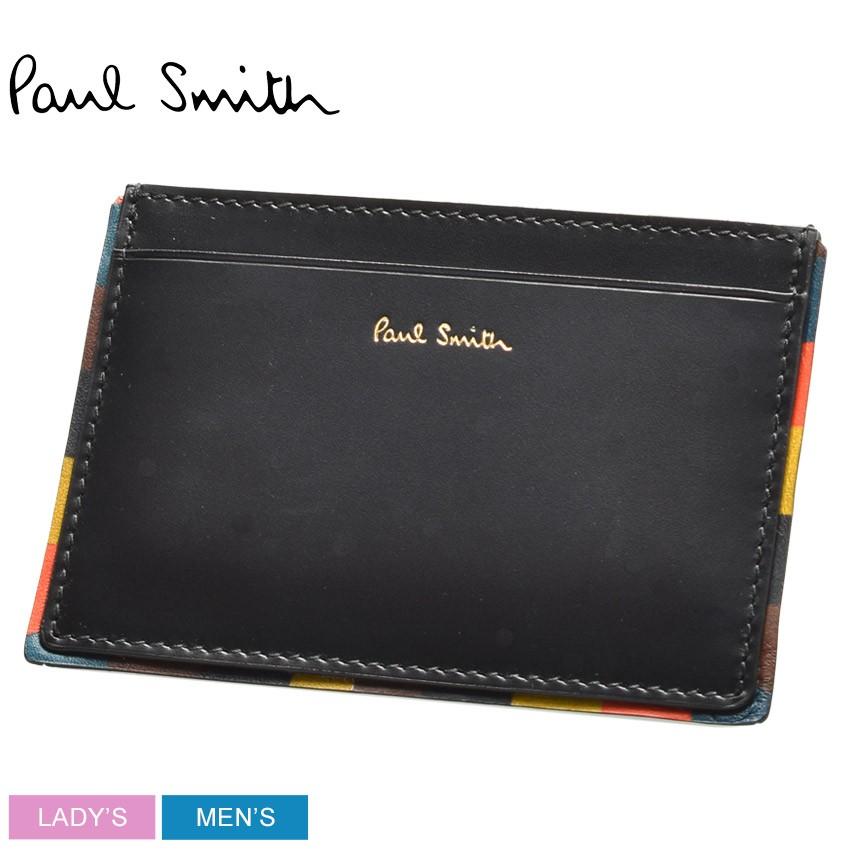 送料無料 ポールスミス カードケース アーティストストライプ PAUL SMITH 4768 EDGE メンズ レディース｜z-craft