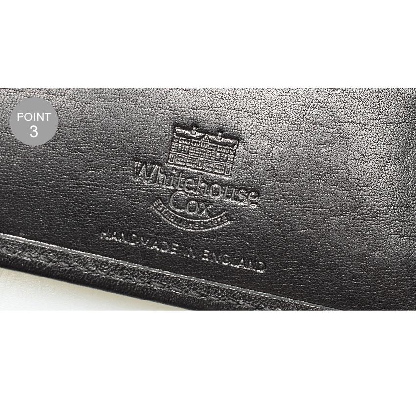 Whitehouse Cox S2376 ブラック二つ折り財布 10カード Whitehouse Cox（ホワイトハウスコックス） 財布 メンズ レディース
