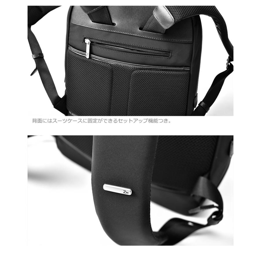 送料無料 ゼロハリバートン バッグパック メンズ レディース THE JOURNAL COLLECTION BACKPACK SMALL ZERO HALLIBURTON 81001 黒 | ZERO HALLIBURTON | 07