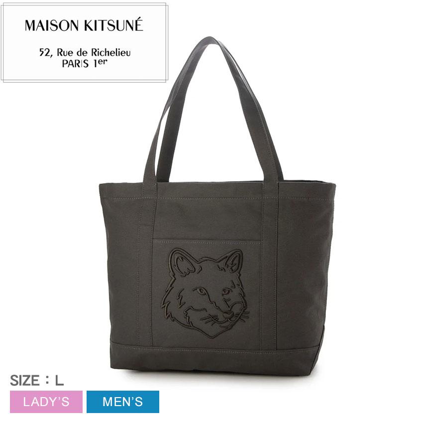 メゾンキツネ　フォックスヘッド　ラージトート MAISON KITSUNE（メゾン キツネ） トートバッグ メンズ レディース