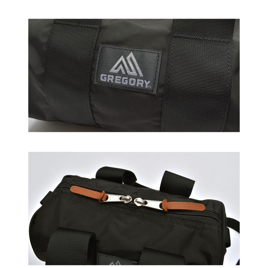 のくページ GREGORY グレゴリー ドラムバッグミニ ブラックメッシュ