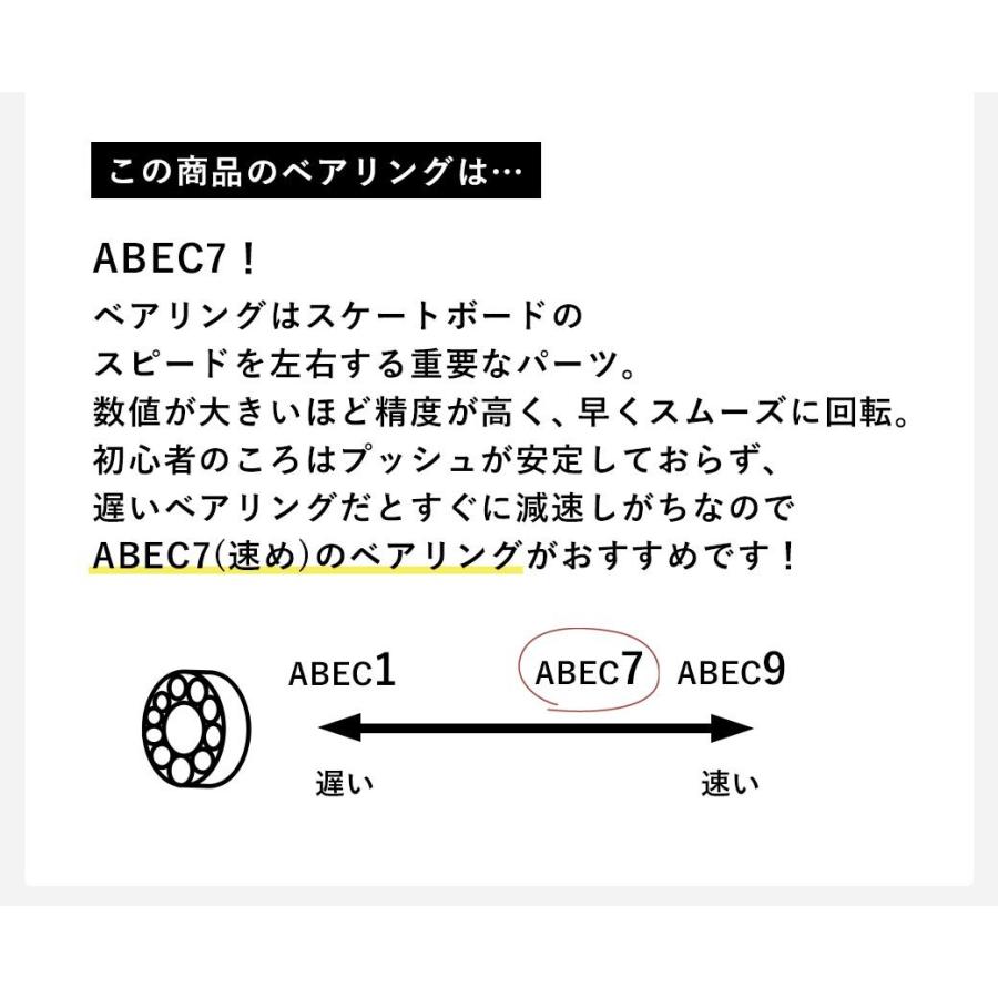 送料無料 スケートボード スケボー 子供 コンプリート メンズ レディース キッズ 初心者 7レイヤーズ メープルウッド デッキ 黒 青｜z-craft｜22