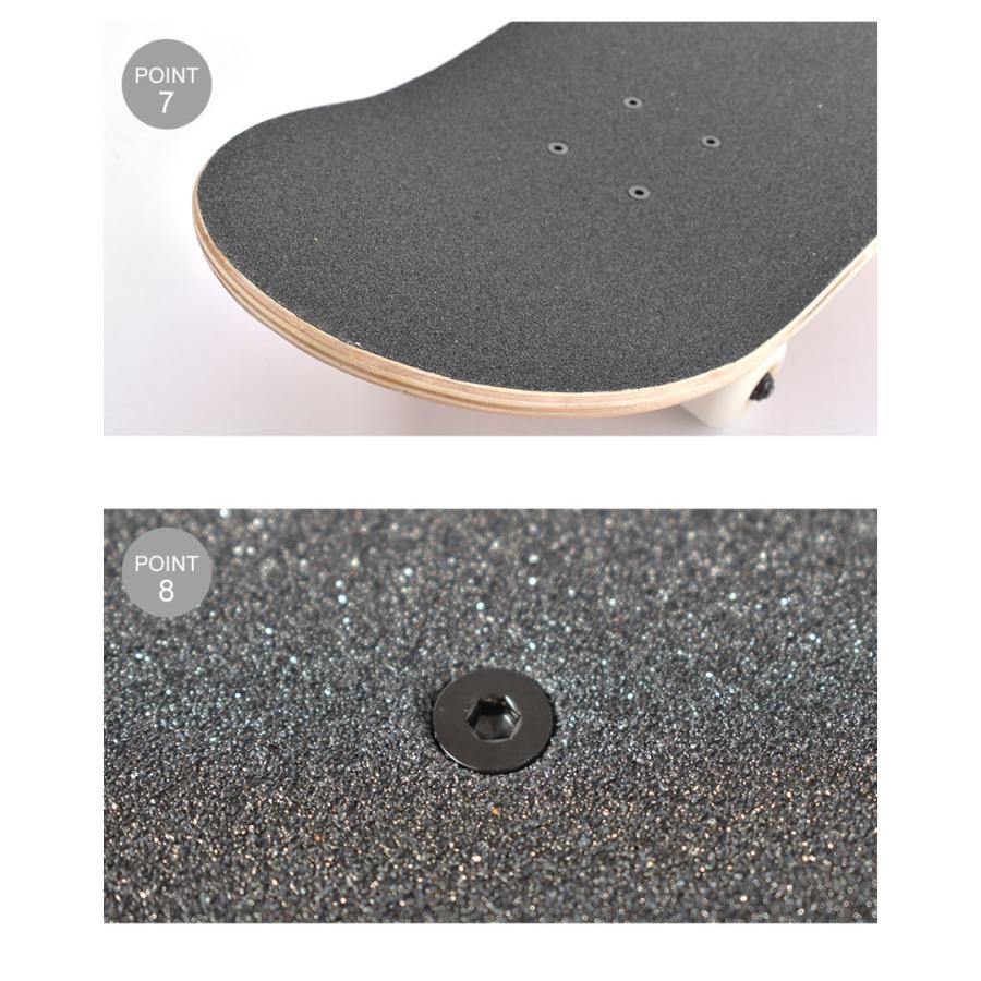 スケートボード スケボー 子供 コンプリート メンズ レディース キッズ 初心者 7レイヤーズ メープルウッド デッキ 黒 青 |  | 08