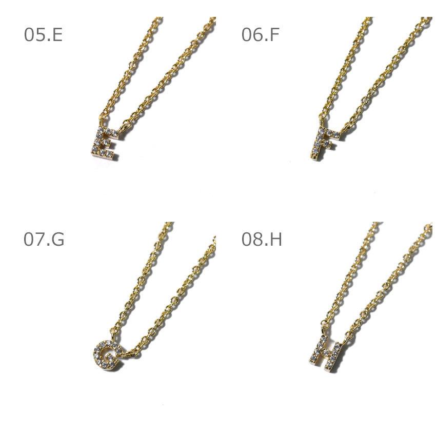 アクセサリー Tai タイ ジュエリー レディース ジルコニア イニシャル ネックレス