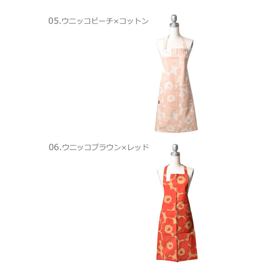 （ゆうパケット可） マリメッコ エプロン エプロン MARIMEKKO 64161 69907 70692 72563 72958 ブラック 黒 レッド 赤 ウニッコ キッチン 料理 花柄｜z-craft｜10