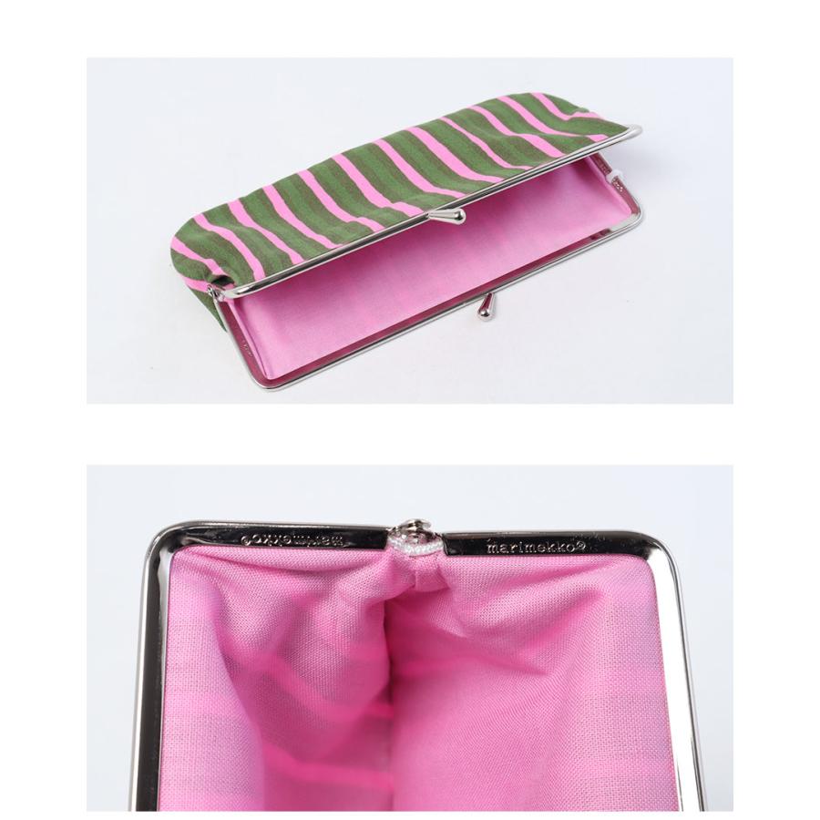 【美品】マリメッコ marimekko がま口 アルファベットポーチ ショルダー marimekko（マリメッコ） がま口ポーチ Piccolo Silmalasikukkaro