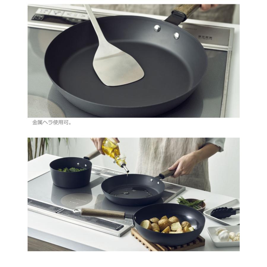 シンフェ フライパン IH対応 窒化鉄フライパン26cm simfe SMFT26BK