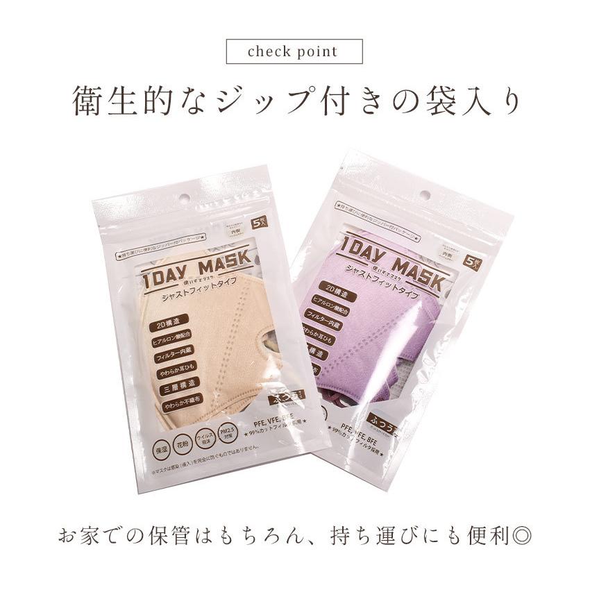 SALE マスク 不織布 立体 カラー ヒアルロン酸配合 5枚入り 2D SALE マスク 不織布 立体 カラー ヒアルロン酸配合 5枚入り 2D