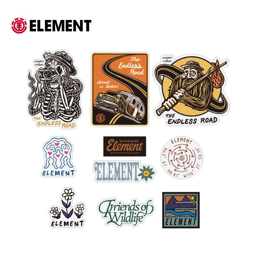 エレメント ステッカー メンズ SEASONAL STICKER PACK ステッカー