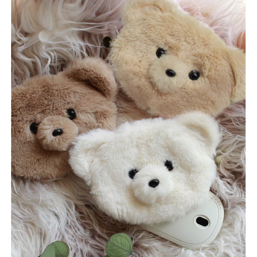カイロ 充電式 クマ くま キャラクター 可愛い 熊カバー付き セット