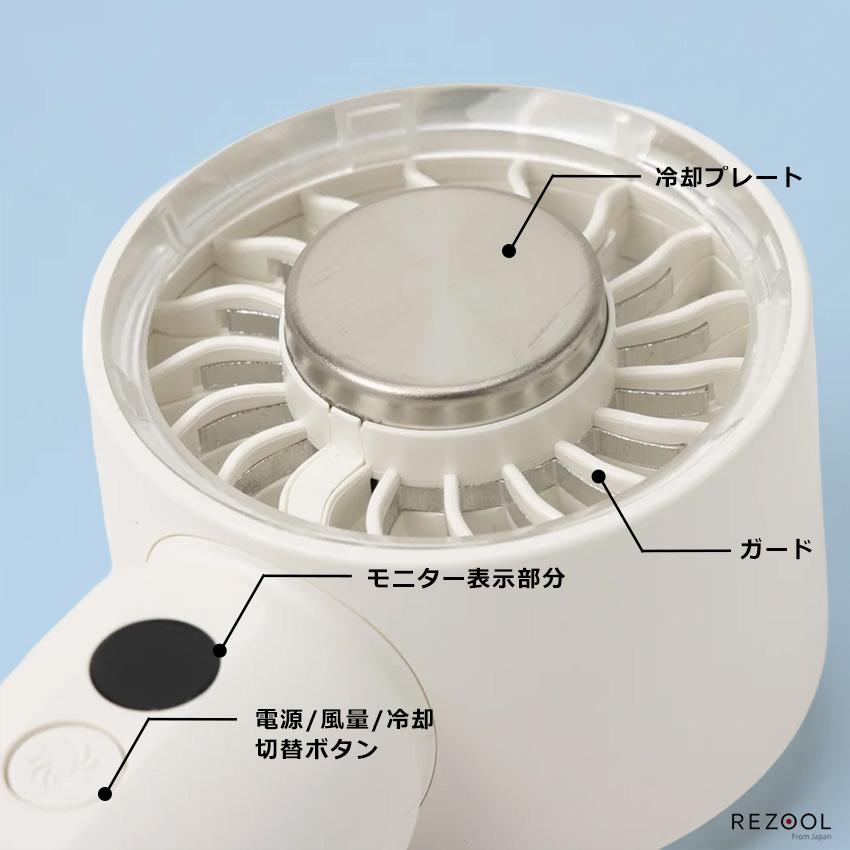 リズール ハンディファン ジェットファンナノ REZOOL RE2602 ホワイト