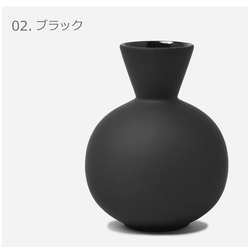 ⭐︎【中古】⭐︎ 鮮麗されたデザインの花瓶　黒　サイズ20センチ台 クーイー 花瓶 トランペットベース 16cm COOEE HI-028-28 黒 キナリ
