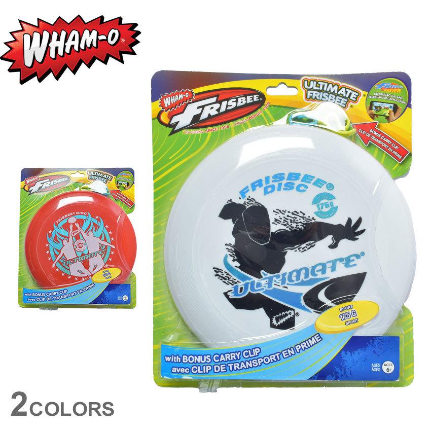 ワムオー 玩具 フリスビーアルティメット WHAM-O 52000 白 レッド 赤