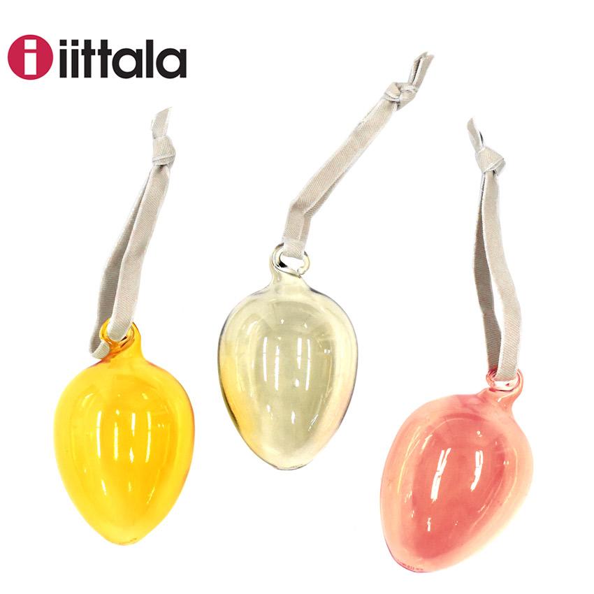 iittala（イッタラ） オーナメント オーナメントエッグ 3ピースセット