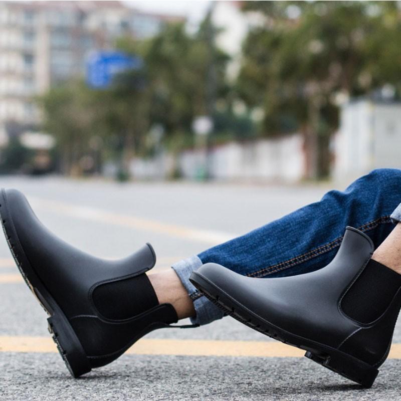 ブーツ メンズ レインシューズ 長靴 男性 完全防水 濡れない 滑りにくい ショートブーツ 春夏秋 雨靴 ブーツ 父の日 プレゼント Yx60 Z Fashion 通販 Yahoo ショッピング