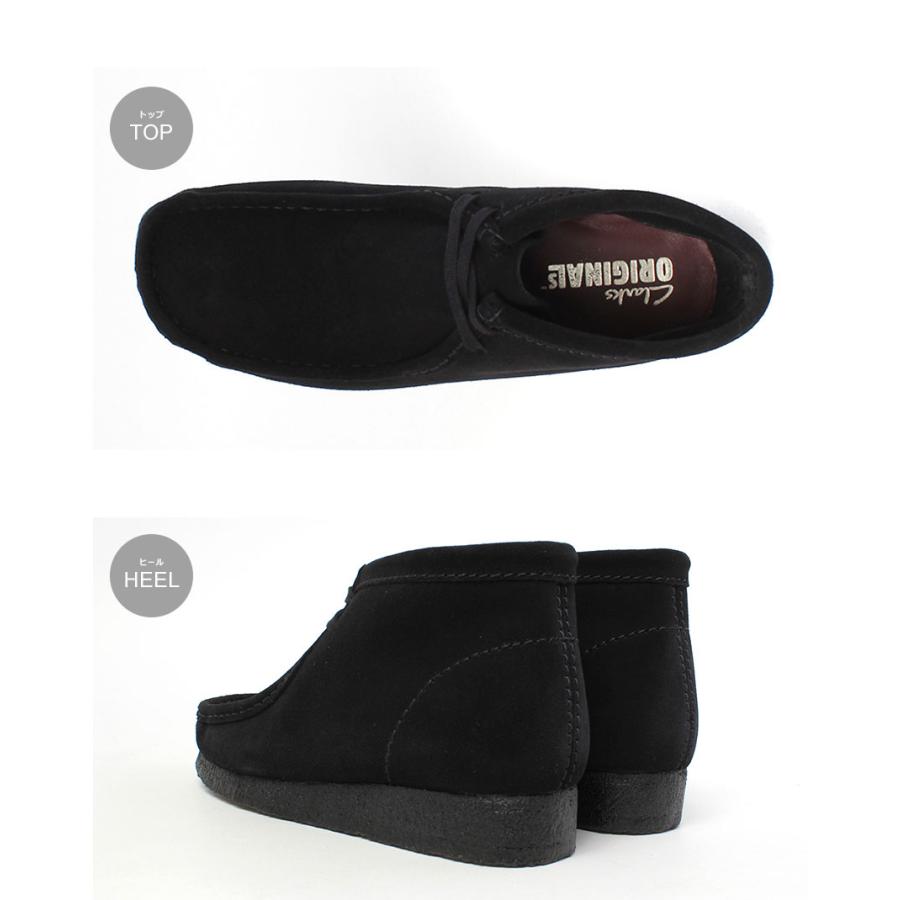 最終値下げClarks ブラック モカシン 23cm Clarks（クラークス） カジュアルシューズ メンズ ワラビー ブーツ