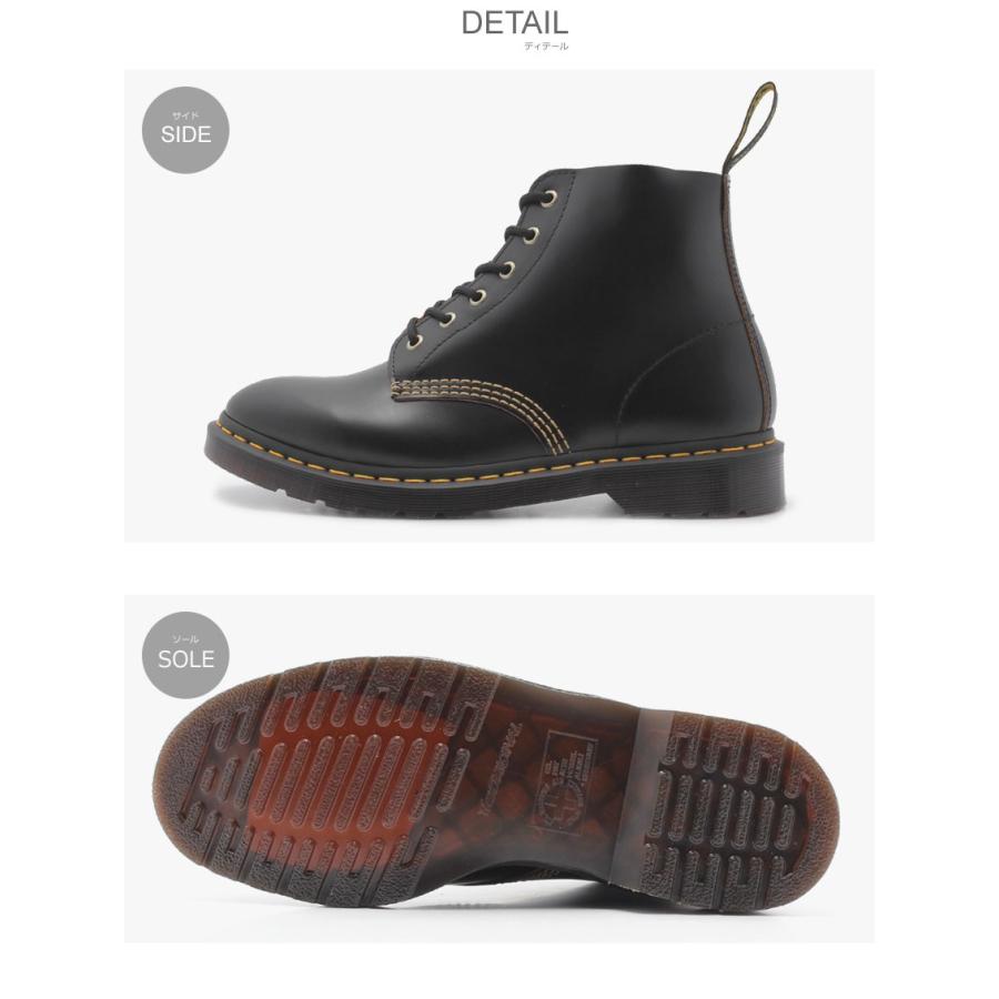 Dr.Martens 101 アーク 6ホール ブーツ 茶芯 6UK Dr.Martens（ドクターマーチン） メンズ レディース ブーツ 101 アーク