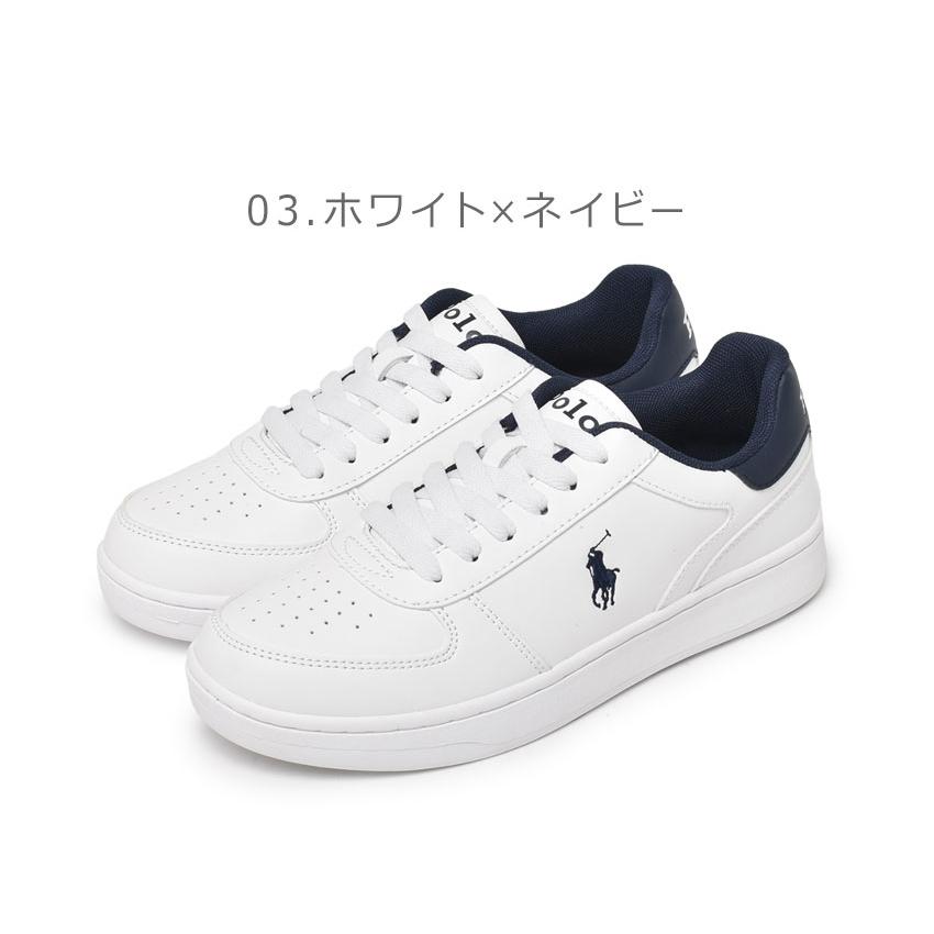 ポロ ラルフローレン スニーカー レディース キッズ ジュニア 子供 POLO RALPH LAUREN RLRF104331 RLRF104334 RLRF103793 ホワイト 白 ネイビー 紺 ラルフ 靴｜z-mall｜07