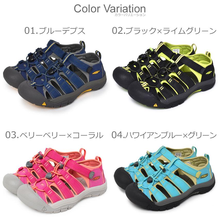 KEEN（キーン） サンダル レディース キッズ ジュニア 子供 ブラック