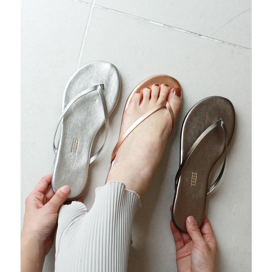 TKEES（ティキーズ） サンダル レディース METALLICS TKEES シルバー