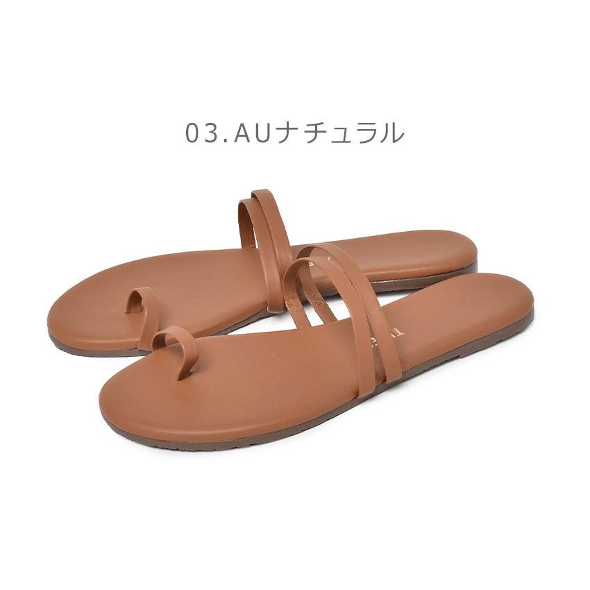 TKEES ティキーズ サンダル レディース リア ロゴ エレガント 本