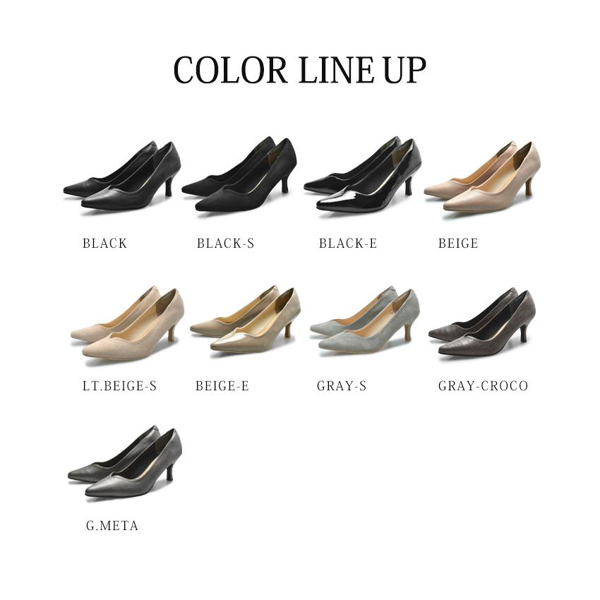 パンプス レディース 6.5cmヒールVカットパンプス トドス TODOS TO-338 痛くない 6.5cmヒール 美脚 | todos | 01