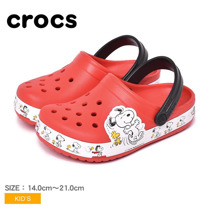 クロックス ビーチサンダル キッズ 子供 Crocs Fun Lab Snoopy Woodstock Clog 靴 軽量 人気 海水浴 ゴールド 男の子 女の子 かわいい 秋 Z Mall ヤフーショッピング店 通販 Yahoo ショッピング