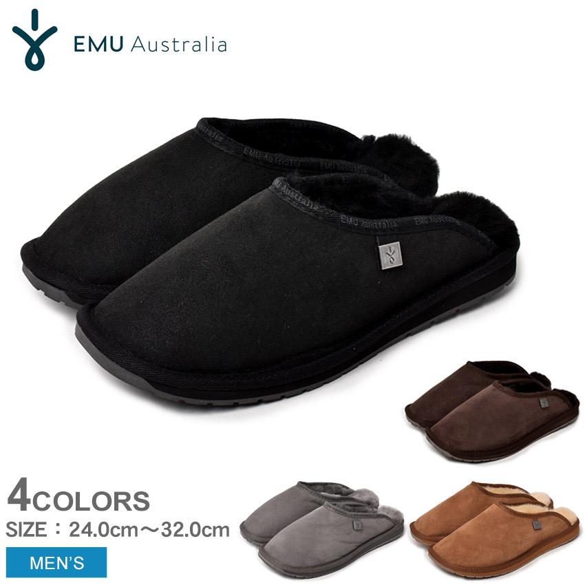 EMU Australia グレー ムートン　 サボ・クロッグサンダル EMU Australia グレー ムートン サボ・クロッグサンダル