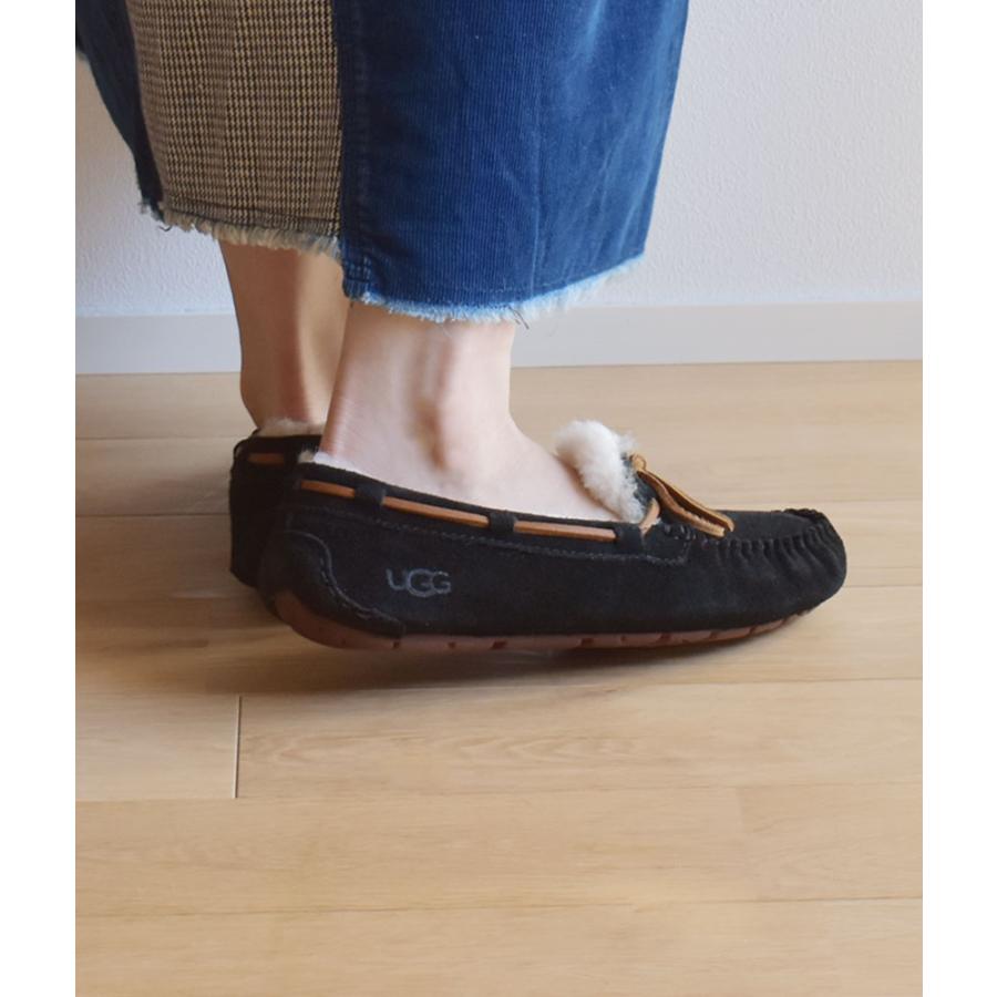 UGG（アグ） モカシン レディース UGG 1107949 ブラック 黒 ブラウン