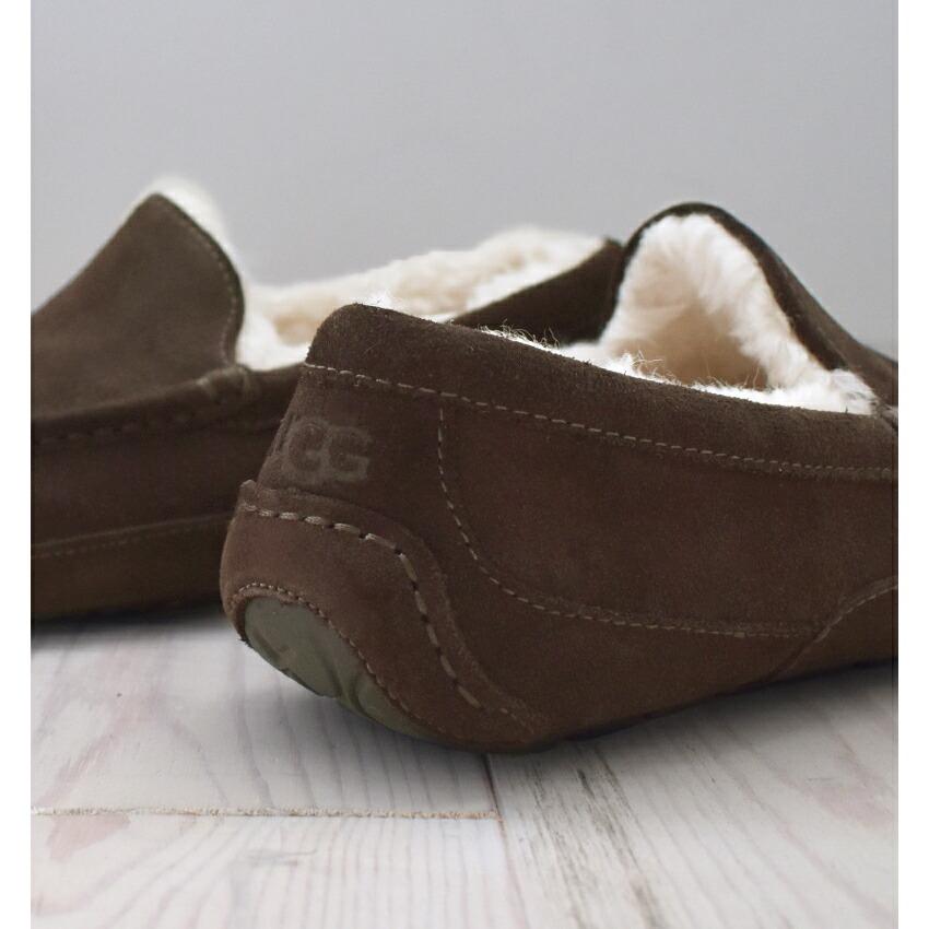 UGG（アグ） モカシン メンズ M アスコット UGG 1101110 ブラック 黒