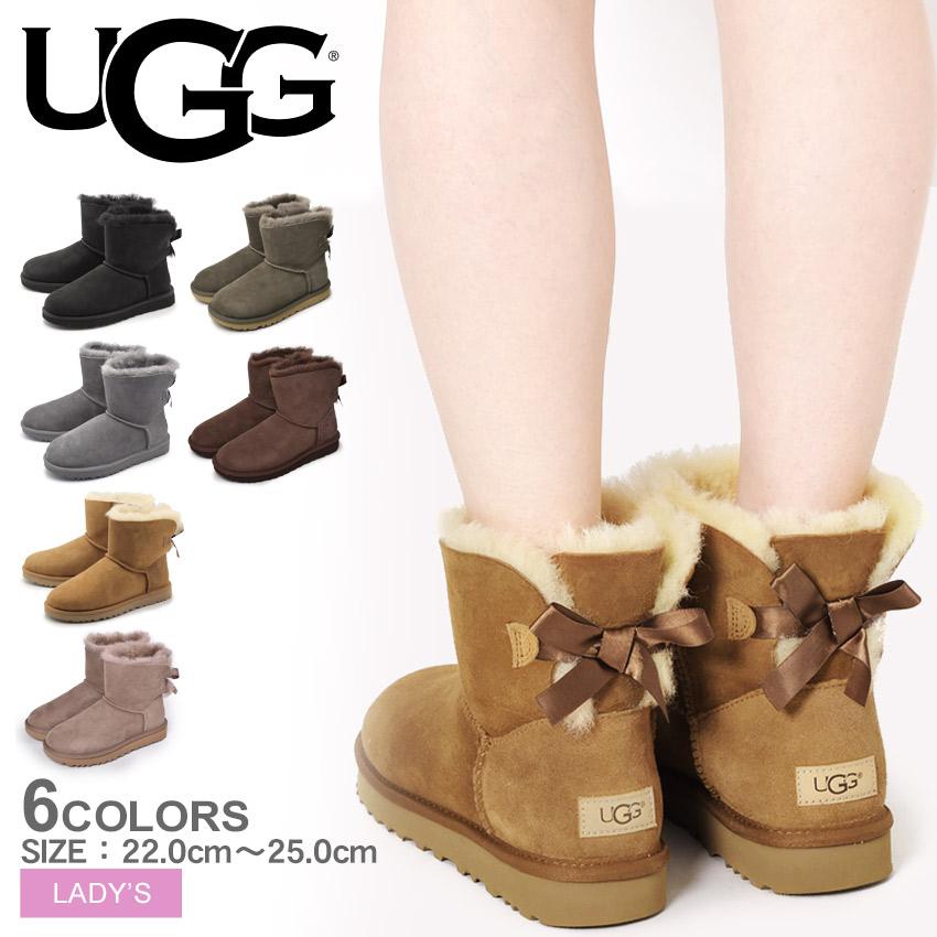 UGG（アグ） ムートンブーツ レディース ミニ ベイリーボウ II UGG