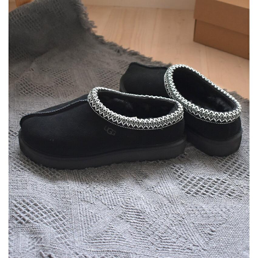ugg ファースリッパ UGG（アグ） スリッポン レディース タスマン UGG 5955 ブラック 黒