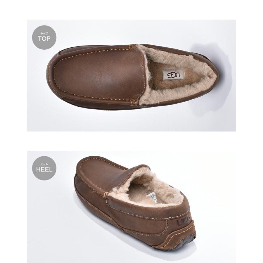 UGG（アグ） モカシンシューズ メンズ アスコット UGG 1103889 黒