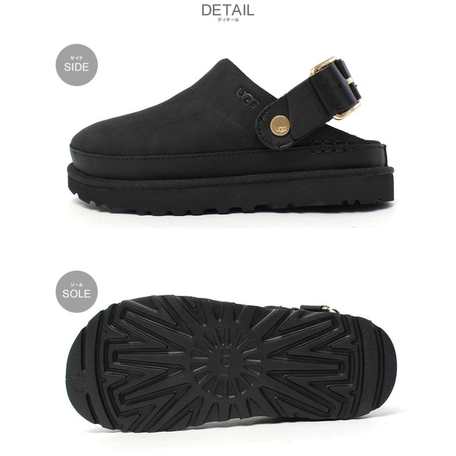 UGG ゴールデンスターヴィラクロッグサンダル レディース 23cm ブラック アグ UGG ゴールデンスター ヴィラ クロッグ 1169590 サンダル 2