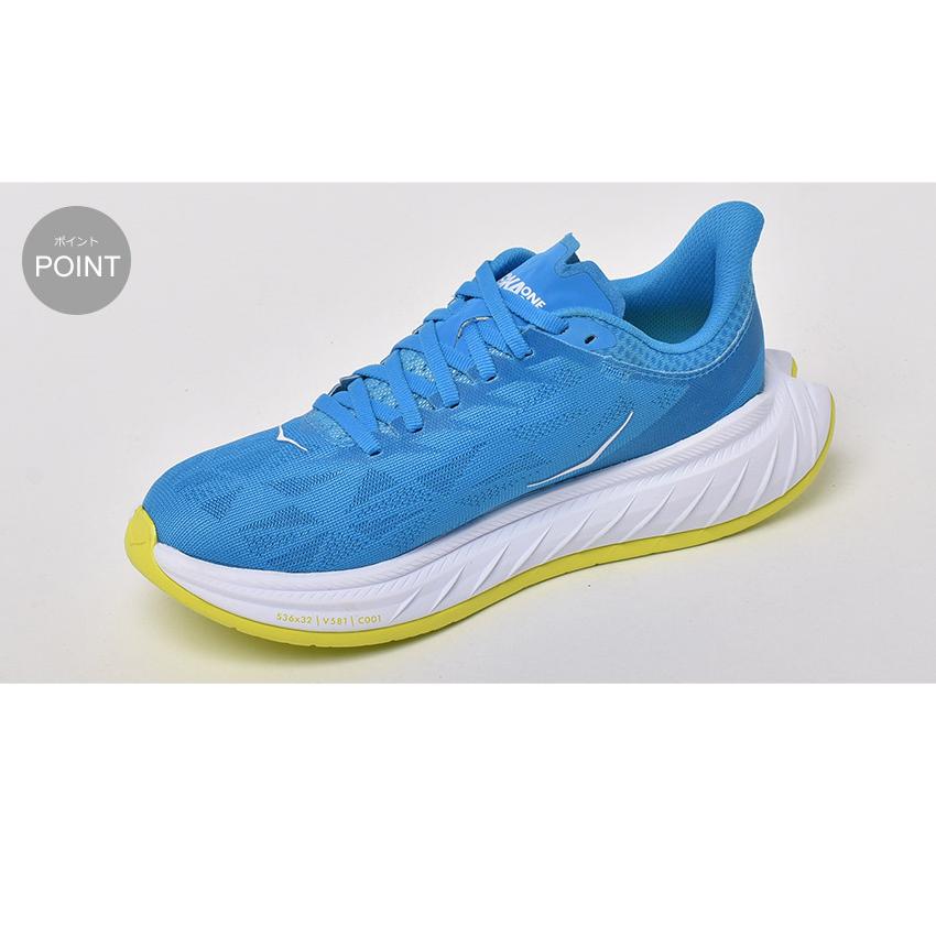 送料無料 ホカオネオネ ランニングシューズ レディース HOKA ONEONE 1113527 青 白 シューズ ロードシューズ ブランド シンプル｜z-mall｜08