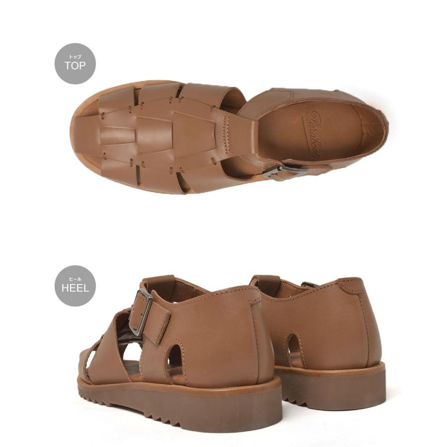 パラブーツ グルカサンダル メンズ パシフィック PARABOOT 123303 ブラウン 茶 サンダル グルカ 靴 紳士靴 シューズ MIEL-LISの画像