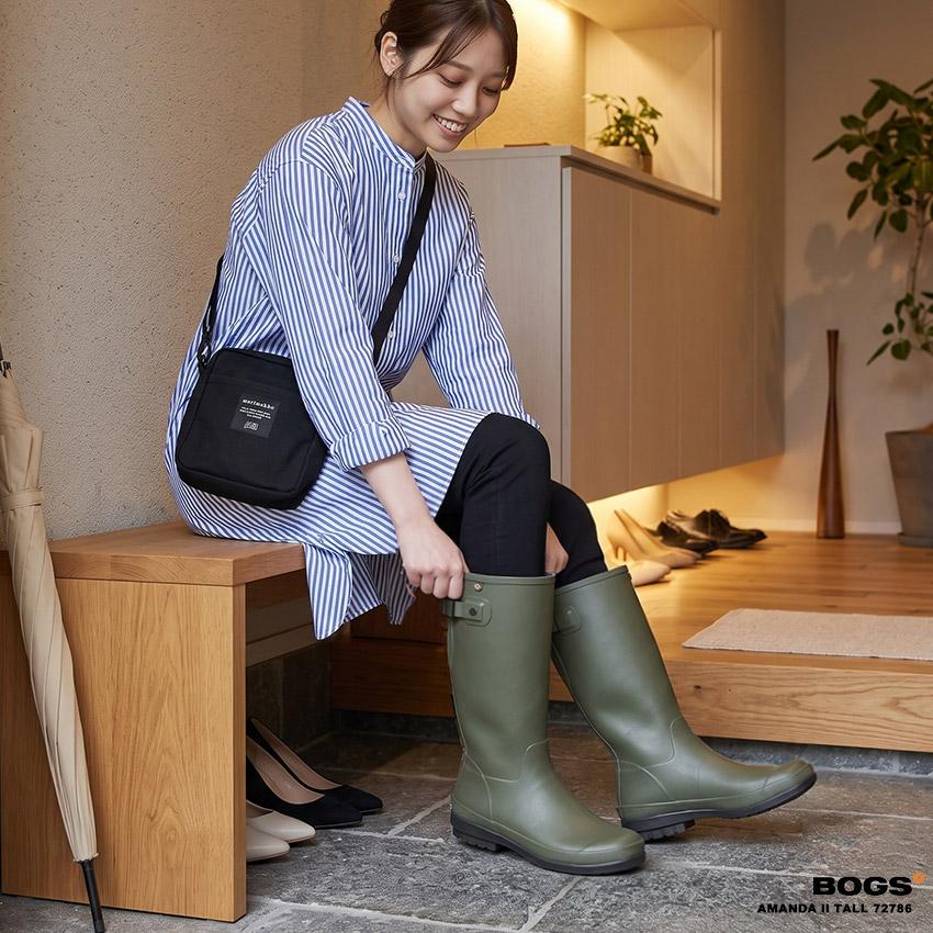 BOGS（ボグス） レインブーツ レディース ロング おしゃれ 防水 長靴