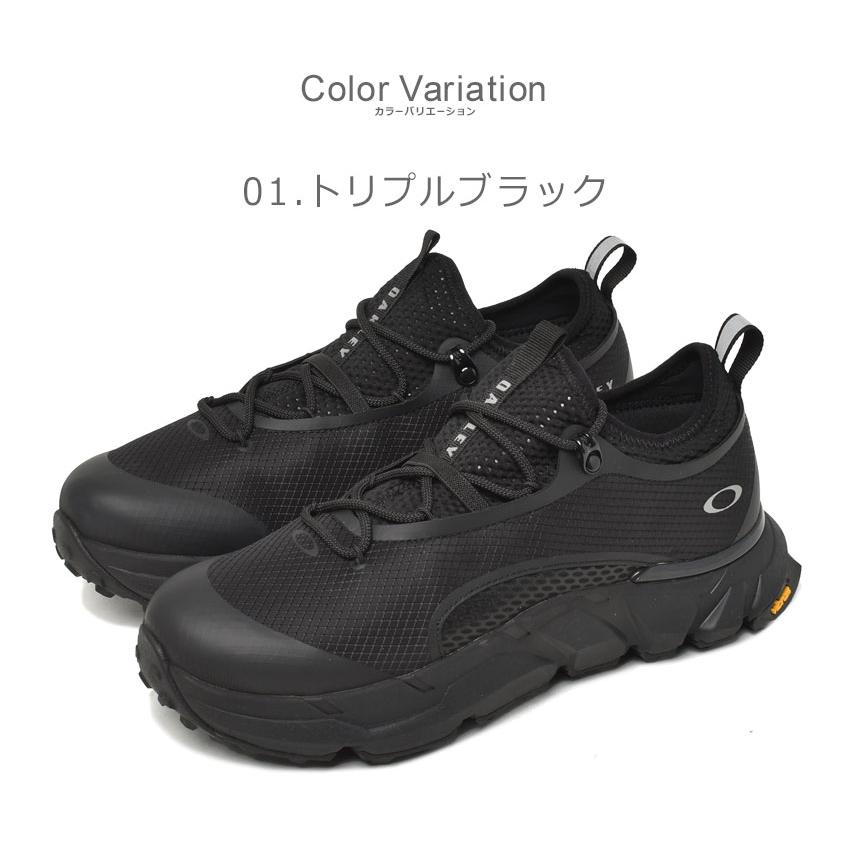 OAKLEY オークリー スニーカー メンズ FOF100349 黒 白 イエロー 防水