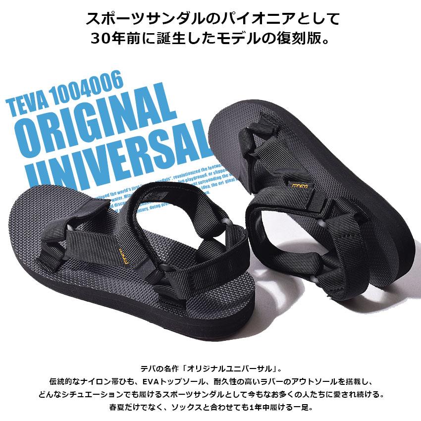Teva（テバ） サンダル メンズ TEVA 1004006 1004010 ブラック 黒