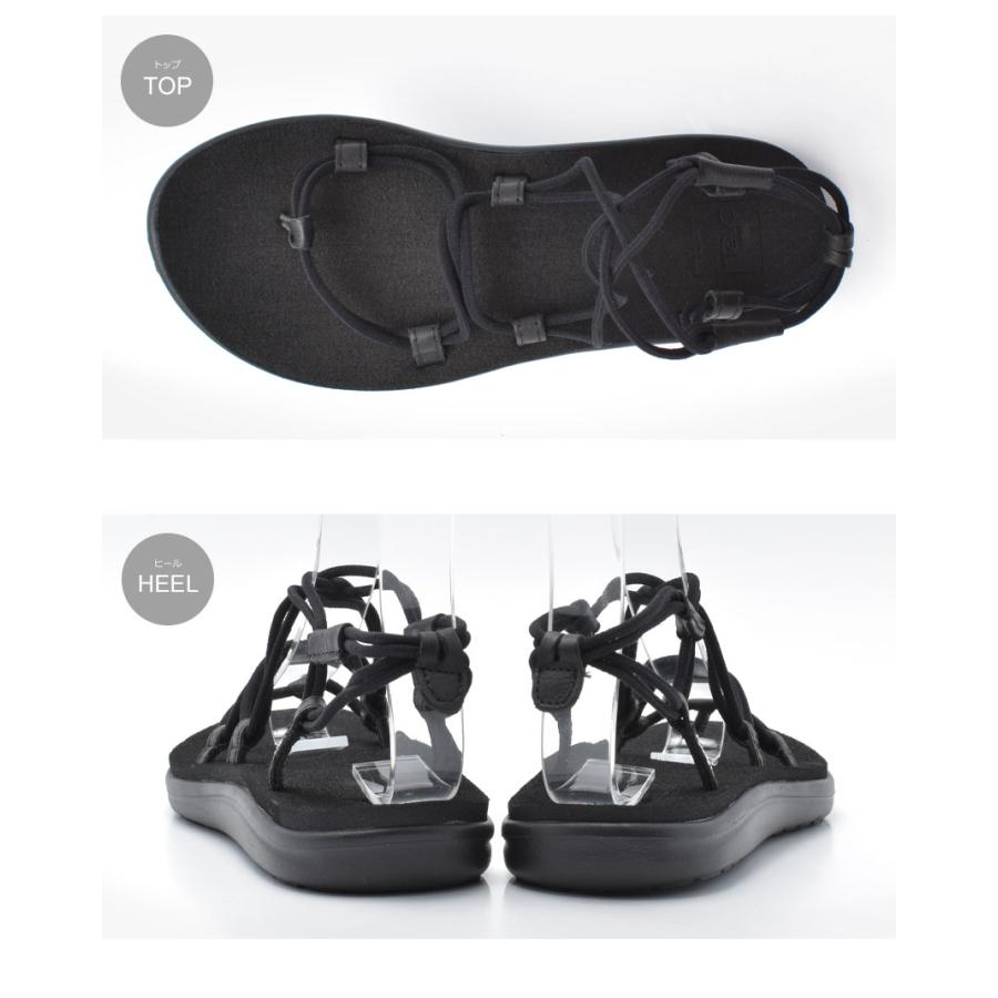 【新品未使用】COACH ブラック ダブルストラップ サンダル箱付き人気デザイン Teva（テバ） サンダル レディース TEVA 1019622 ホワイト 白 ブラック