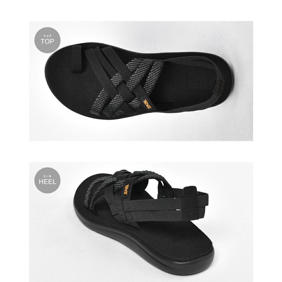 Teva テバ 定番　スポーツサンダル ブラック26cm Teva（テバ） サンダル レディース TEVA 1099271 ブラック 黒 レッド