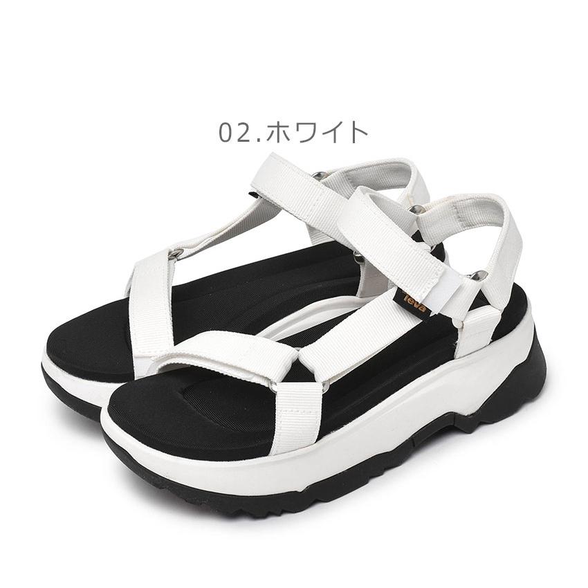 Teva（テバ） サンダル レディース 1117070 ブラック 黒 ホワイト 白