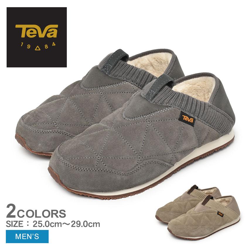 【最終価格】Teva　テバ　リエンバ― プラッシュド ブラウン メンズ　25cm Teva（テバ） スリッポン レディース リエンバー プラッシュド TEVA
