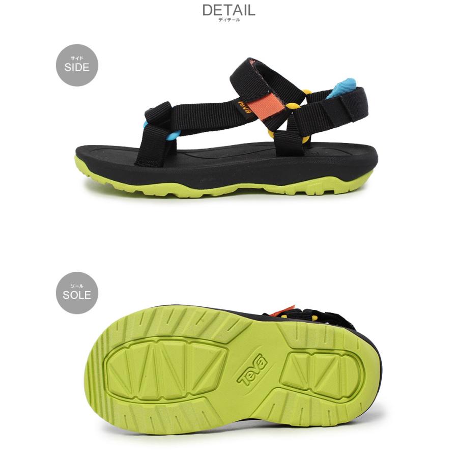 【けんぴ】TEVAの黒いサンダルと子どもの玩具 Teva テバ サンダル キッズ ジュニア 子供 ハリケーン XLT 2