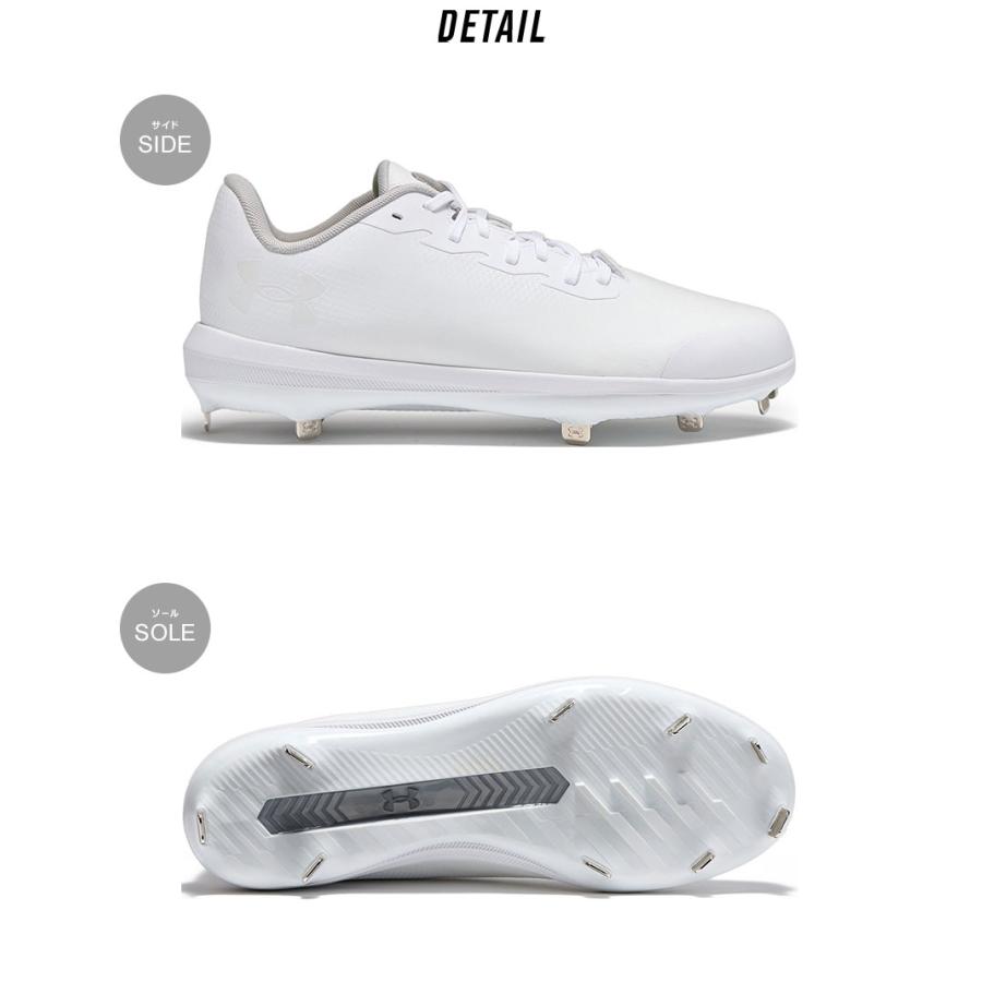 アンダーアーマー スパイク メンズ UNDER ARMOUR 3026907 ホワイト 白