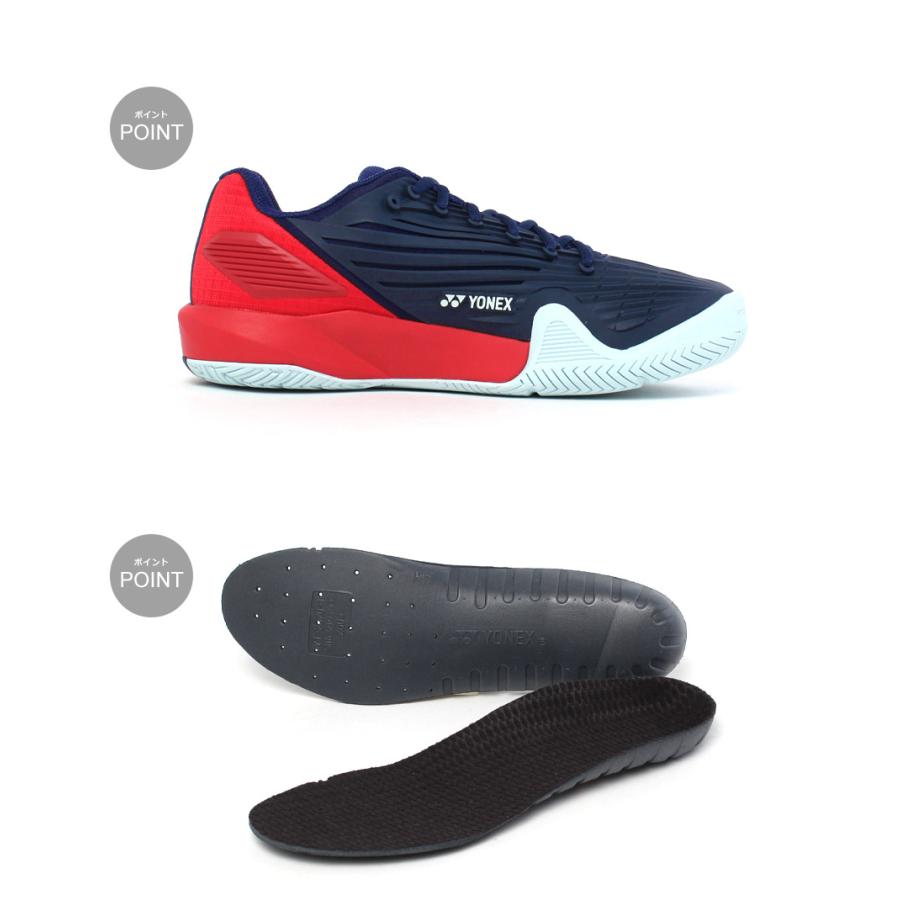 YONEX（ヨネックス） テニスシューズ メンズ YONEX SHTE5MAC ネイビー