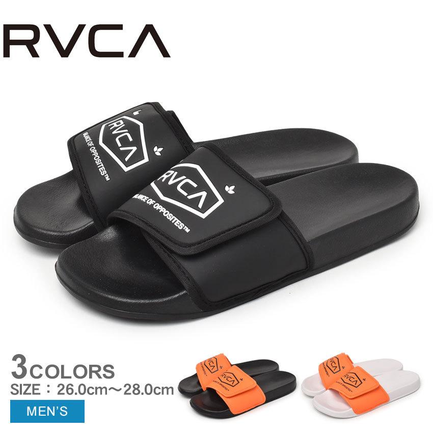 ルーカ サンダル メンズ Rvca ブラック 黒 ホワイト 白 オレンジ シューズ シャワーサンダル シャワサン スポーツサンダル